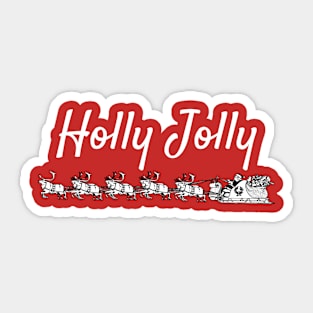 Holly Jolly Sticker